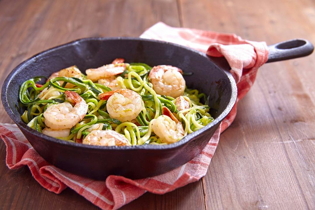 Shrimp and Zuchinni Noodles