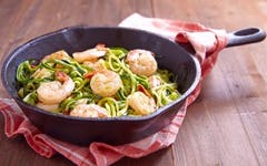 Garlic Butter Shrimp and Zucchini Noodles Recipe