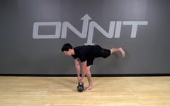 Kettlebell Exercise: Single Leg Deadlift