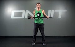 Stand Switch to Squat Steel Mace Exercise