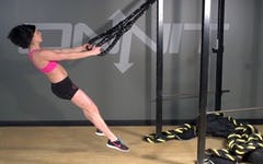 Suspension Exercise: Jump Squat