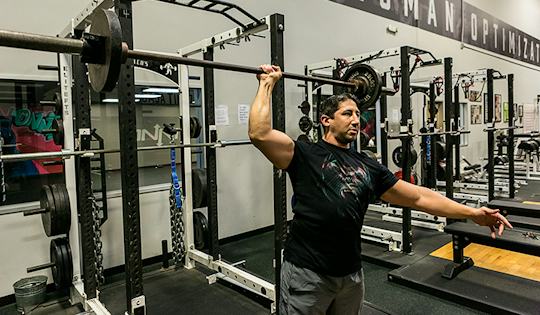 Sexy Move of the Week: 1-Arm Strict Barbell Press